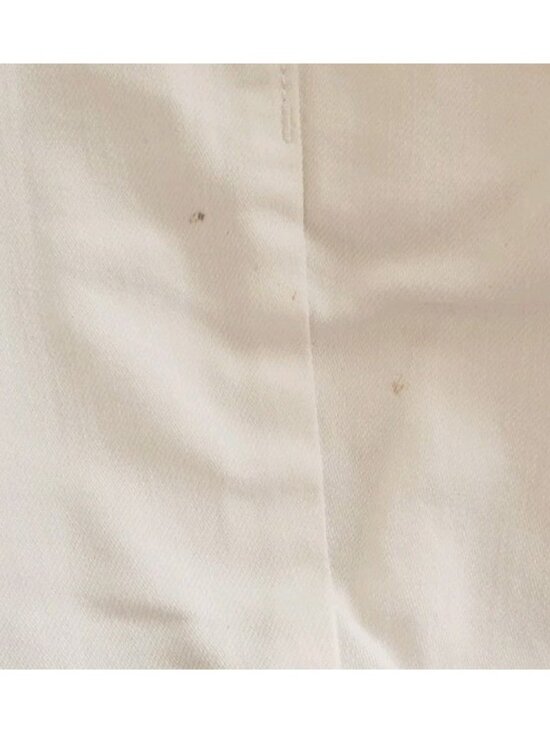 LAFAYETTE 148 NEW YORK WHITE DENIM JEANS  PANTS SZ 16 - Picture 9 of 10